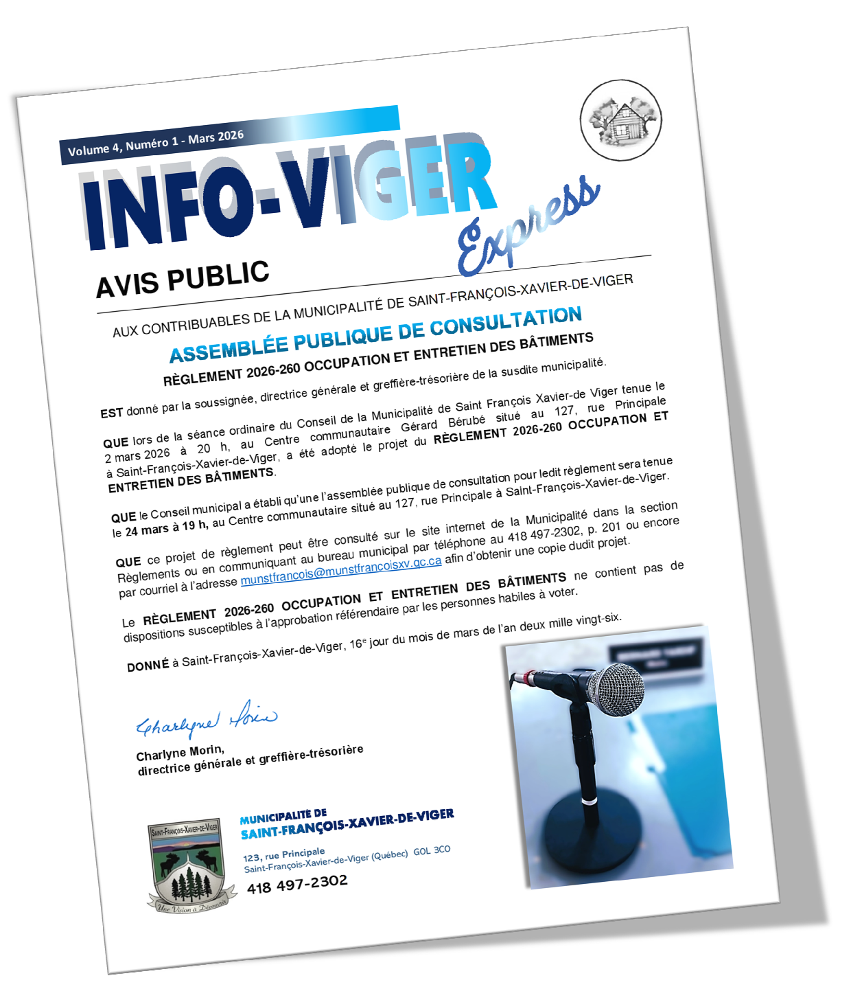 Page couverture Express mars 2026